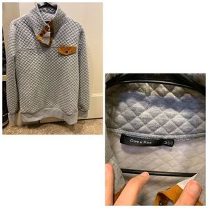 Gray quilted pullover Mindy Mae’s Market, M
